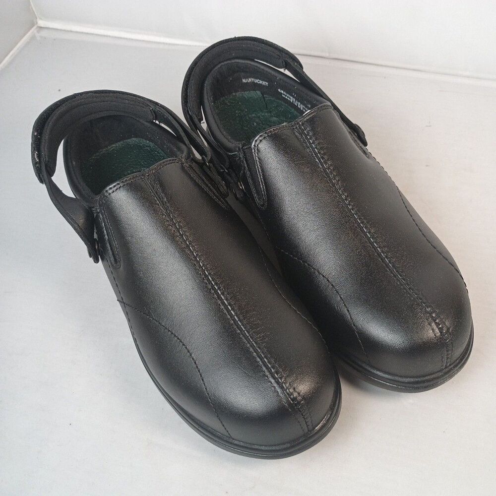 Nature's Stride Nantucket Therapeutic Shoes Women's Size 7 W Black Clogs - Picture 4 of 9